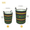 thumbnail image 5 of Fotbe Carnival Mardi Gras Laundry Basket with Handles, Waterproof Large Laundry Hamper, Wash Bag for Corner Dorm, Rolling Laundry Basket with Handles-Small, 5 of 8