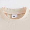 thumbnail image 6 of zaveiop Kids Toddler Little Boys Girls Earth Day Shirt Short Sleeve Funny Letters Print Planet T-Shirt Top (Beige, 5-6 Years), 6 of 7