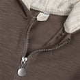 thumbnail image 7 of QUOTAY Animal Bunny Baby Easter Baby Romper Long Ear Rabbit Hoodie Jumpsuit with Zipper 01_Coffee,6-9 Months, 7 of 7