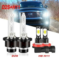 D2S HID Headlight Bulbs for Infiniti FX35 2006 2007 2008 2009 2010 2011 2012 H8 H11 Led Fog Lights 4pcs