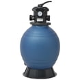 thumbnail image 2 of vidaXL Pool Sand Filter with 6 Position Valve Blue 18 inch, 2 of 6