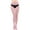 2-Pink, variant on Ersazi Stocking Women'S Fashion Socks Color Fashionable Perforated Socks Super Elastic Fishing Net Socks Toe Dense Mesh Socks Blue Free Size