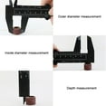 thumbnail image 3 of ZheElen DIY 150mm Vernier Caliper Plastic Mini Multi Function Ruler Dial Gauge Dual Scale Accurate Measuring Tool Woodworking Model Blue, 3 of 7