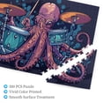thumbnail image 3 of 500 PCS Wooden puzzles for adults 500 pieces Music Time of squid,Challenging Brain Exercise,Chic Music Time of squid Modern Art High difficulty puzzle,Gift for Puzzle Lovers,Stress relieving puzzle, 3 of 6