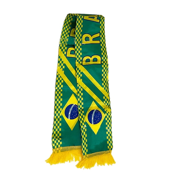 Bufanda De La Copa De Fútbol Fútbol americano Pañuelo para la cabeza de la Copa de fútbol Pancartas que animan Bufanda Fiesta conmemorativa (Brasil) Tmvgtek Para Estrenar