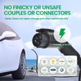 thumbnail image 3 of [WiFi 40A] J1772 Electric Vehicle (EV) Charger 20’, 40A, WiFi Control, Standard Outlet120VAC Compatible, NEMA 14-50 Plug, Wireless Smart Features, App Monitoring, 3 of 8