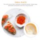 thumbnail image 4 of Bandeja para cubiertos Plato con forma de concha de caviar Platos para aperitivos Plato para servir con forma de cubiertos Bandeja para sushi, 4 of 6