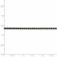 thumbnail image 2 of Primal Silver Sterling Silver Ruthenium 2.3mm Rope Chain, 2 of 4