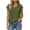 *Army Green, variant on VBVC Women's Peter Pan Collar Cotton Linen Blouses , Ladies' Cap Sleeve Half Button Shirts , Casual Summer Tops For Women,Army Green,S-2XL