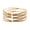 Gold, variant on Fashionable Rhinestones Cuff Crystal Layered Bangle Accessory Statement Jewelry for Weddings and Parties