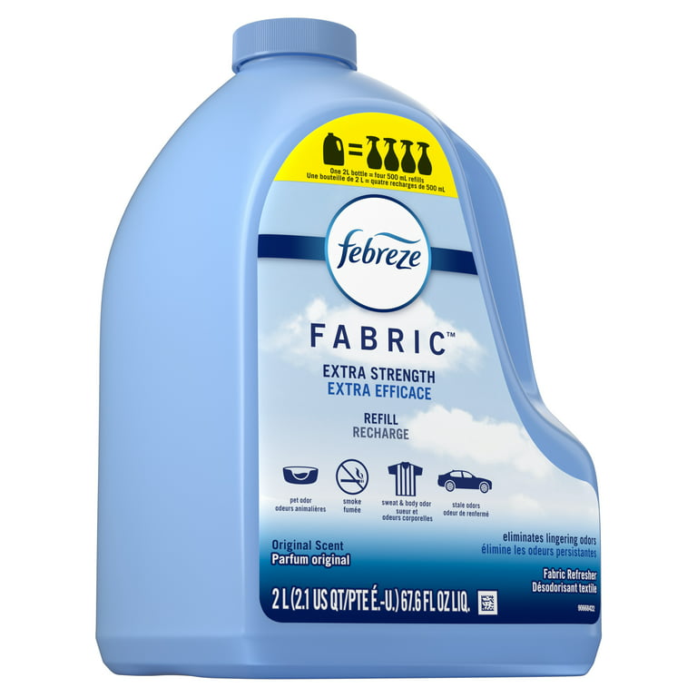 Febreze Odor-Fighting Fabric Refresher Extra Strength Refill, Original 67.6  fl oz Refill
