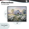 thumbnail image 4 of Stupell Industries Transitional Secluded Barn Landscape Black Framed Giclee Art, 14 x 11, by Kim Allen, 4 of 8