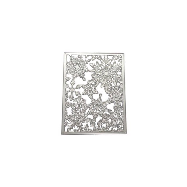 Yuarrent Bonitos troqueles para cortar, moldes de grabado impermeables, papel decorativo reutilizable, estampado de álbum de recortes, molde para Herramientas de estampado Plata Tipo 5.3896A Yuarrent HA074148-05