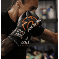 thumbnail image 4 of Rival Boxing RFX-Guerrero-V HDEF Bag Gloves - 8 oz.- Black/Orange, 4 of 6