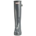 thumbnail image 4 of Hunter Women's Bota Original Tall Gloss Graphite Knee-High Rubber Rain Boot - 9M, 4 of 7