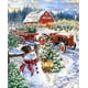 thumbnail image 1 of RUOPOTY-Cuadro de muñeco de nieve para adultos, cuadro de arte de pared con números, decoración navideña para el hogar, 1 of 4