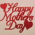 thumbnail image 7 of erfcxs Glitter Mother's Day Cake Insert Card Mother's Day Party Cake Decoration, 7 of 7