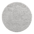thumbnail image 3 of Unique Loom Infinity Shag Collection Area Rug - Jinko (6' 1" Round Ash), 3 of 7