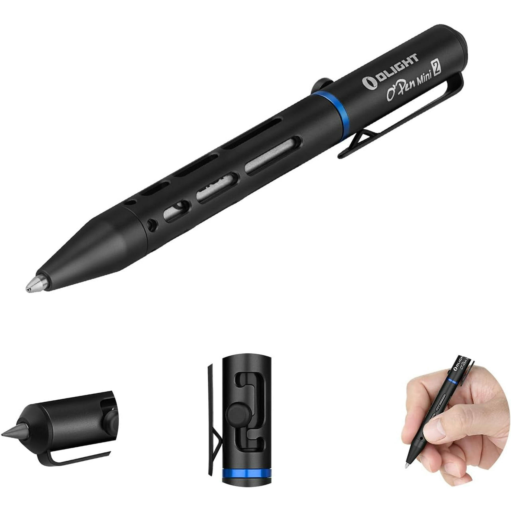 OLIGHT OPEN Mini Bolígrafo Tinta Negra, Perfecto para la Oficina, el Hogar o la Escuela (Verde OLIGHT OPEN Mini Bolígrafo Tinta Negra, Perfecto para la Oficina, el Hogar o la Escuela (Verde