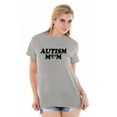thumbnail image 6 of Autism Mom Awareness Puzzle Piece Women's Graphic T Shirt Tees Brisco Brands S, 6 of 7