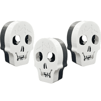 Double-Sided Skull LED Lights, 3 Pack, Halloween LED Electronic Skull Head Lamp, Halloween Fashion Wind Lamp Decoration Ornaments