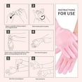 thumbnail image 2 of Artrylin 2 Pairs Silicone Moisturizing Gloves Socks Set,Hand Feet Care Set,Spa Gel Socks Gloves for Repairing Dry Cracked Skin,Non-Slip Soft Silicone Socks for Women,Foot Care After Pedicure-Pink, 2 of 8
