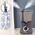 thumbnail image 4 of Air Innovations 700sq ft Ultrasonic Cool Mist Top Fill Humidifier, Platinum, 4 of 8