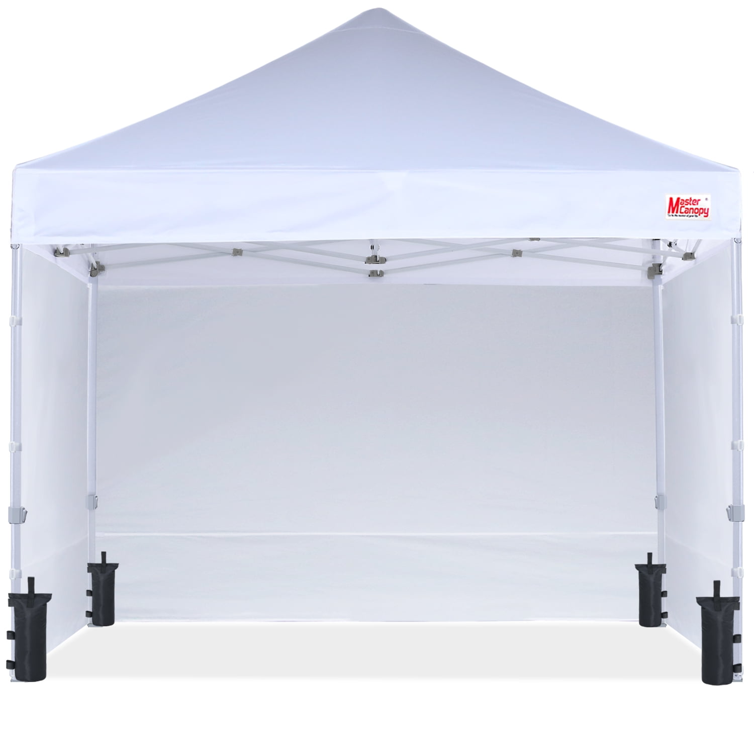 MASTERCANOPY 8' x 8' Heavy Duty Popup Canopy Tent Outdoor with 4
