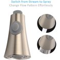thumbnail image 4 of Cabezal de grifo Rociador de ducha de mano Extraíble Grifo de cocina Ducha Rociador de baño Pieza de cabezal de repuesto Rociador de flujo de ahorro de agua Kuyhfg Sin marca, 4 of 5