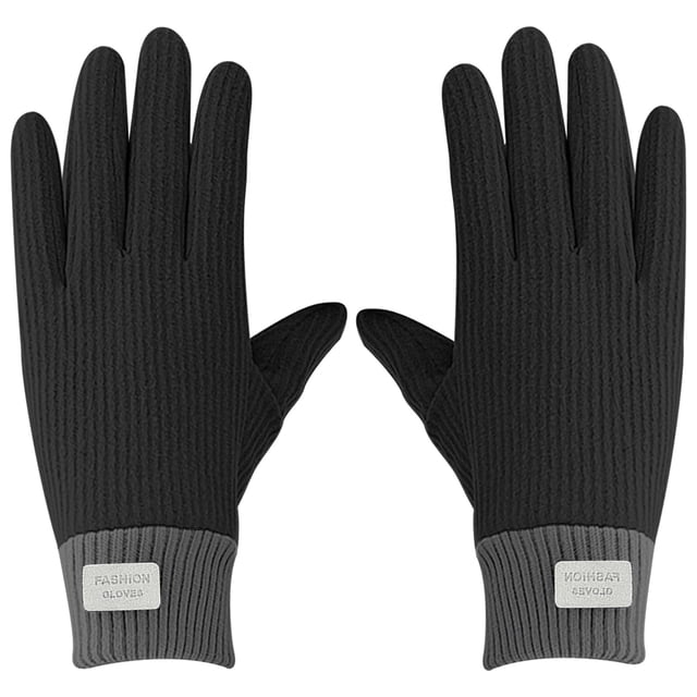 Xihbxyly Guantes de Invierno para Mujer, Resistentes Al Viento, para Conducir, para Esquiar En Climas Fríos, Cálidos para Las Muñecas, para Deportes Al Aire Libre, Ropa Informal, 23 Cm de Largo, 1 Pa