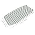 thumbnail image 2 of Raindrops Elasticized Grey Checked Tablecloth for Patio and Camping with PVC Flannel Protective Cover, 2 of 8