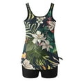 thumbnail image 5 of Wxjgog Tankini Swimsuits for Women 2025 Plus Size Bathing Suit Two Piece Swim Suit Printed Blouson Tank Top with Boyshorts, 5 of 5