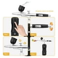 thumbnail image 3 of Kit d'Aérographe 30psi avec Compresseur d'Arrêt Automatique, Ensemble de Pistolet à Air Sans Fil, Alimentation par Gravité Sans Fil, Rechargeable, Robuste, 3 of 7