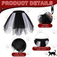 thumbnail image 5 of 6PCS Cat Costume for Kids Girls, Cat Ear Hat Headband Tutu Bowtie Cat Tail and Striped Socks Gloves Set for Reading Week Halloween Birthday and Cosplay Prty, 5 of 7