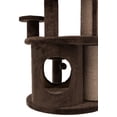 thumbnail image 5 of TRIXIE Emil Senior Plush & Sisal 3-Level 37.8" Cat Tower, Scratching Posts, Hammock, Brown, 5 of 8