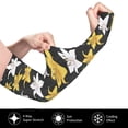 thumbnail image 2 of Kdxio Lilies Flowers Print UV Sun Protection Arm Sleeves - Tattoo Cover Up - Basketball Arm Sleeve UPF 50 Cooling for Men Women, 2 of 7