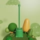 thumbnail image 3 of Juego de portaescobillas para baño, soporte para escobilla de baño para el hogar de dibujos animados, accesorios de baño, 3 of 10