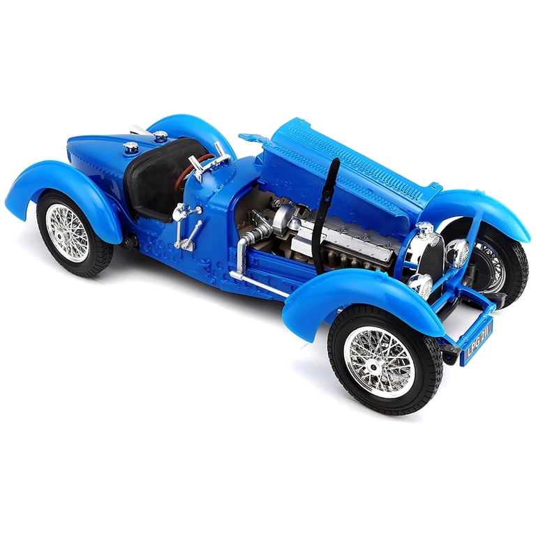 1934 Bugatti Type 59 Blue 1/18 Diecast Model Car by Bburago
