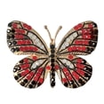 thumbnail image 2 of Miulika Butterfly Car Vent Clips Car Interior Decor Universal Car Diffuser Vent Clip Red Red Black, 2 of 9