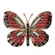 thumbnail image 2 of Clip de mariposa brillante para coche para mujer, decoración interior del coche, ambientador para coche negro rojo, 2 of 9