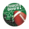 Poatren 16PCS Football Game Day Round Dinner Plate Themed Football Party Supplie 7x7inch