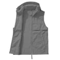 thumbnail image 6 of MaFYtyTPR Women's Sleeveless Zip Up Hoodie Vest Lightweight Casual Hooded Jacket with Chest Pockets for Outdoor Activities Dark Gray M, 6 of 7