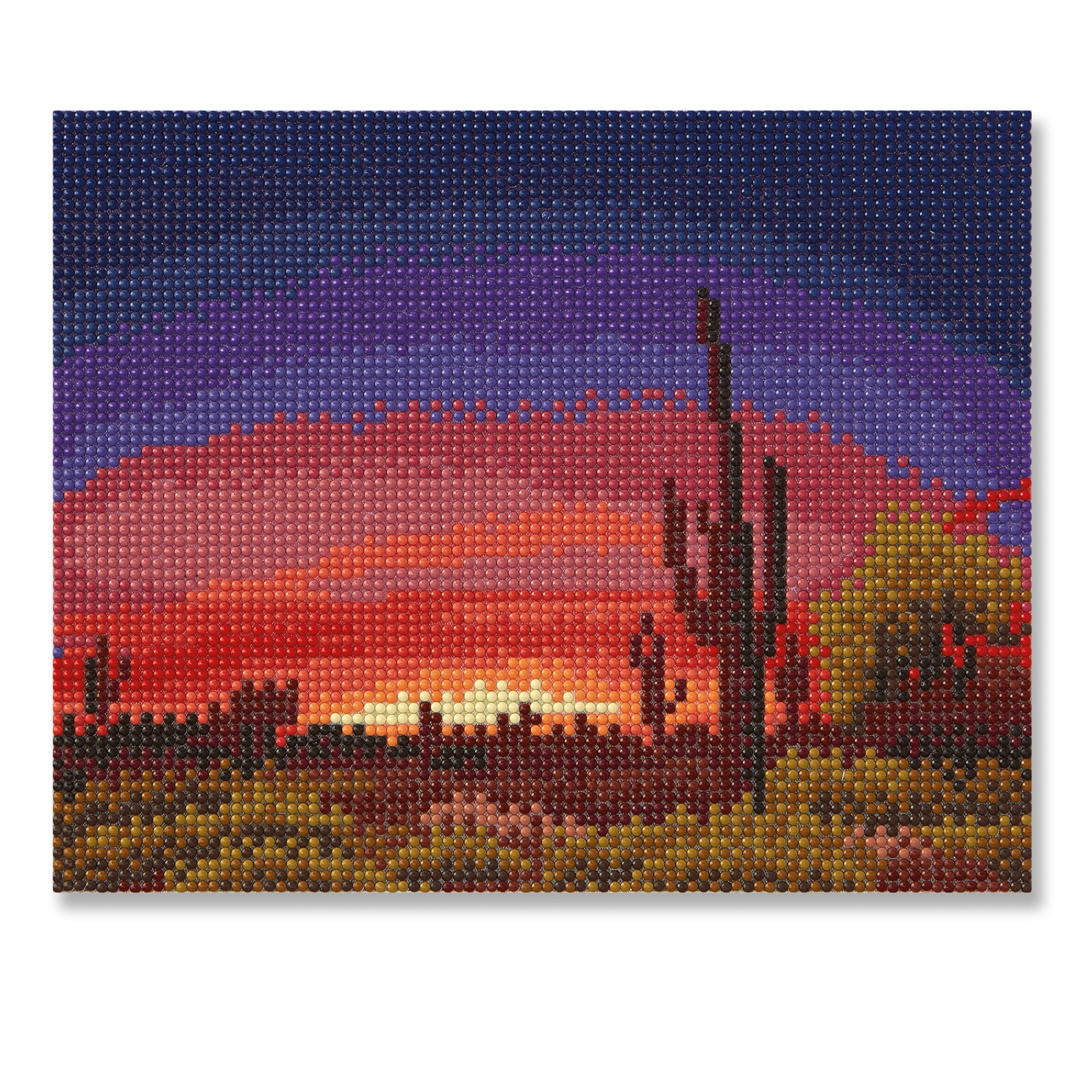 Desert Sunset Painting Diamond Art Kit by Make Market – Full Drill with Gems & Tools - 8" x 10" Canvas - 6 Pack