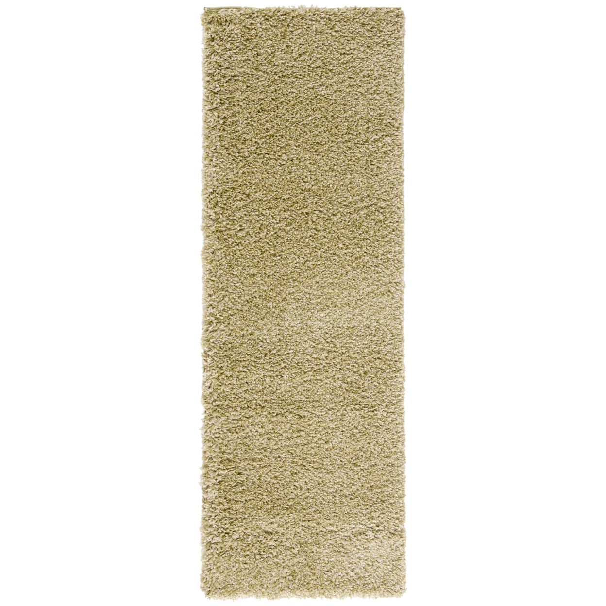 SAFAVIEH Santa Monica Chelsey Solid Shag Area Rug, Green, 4' x 6'