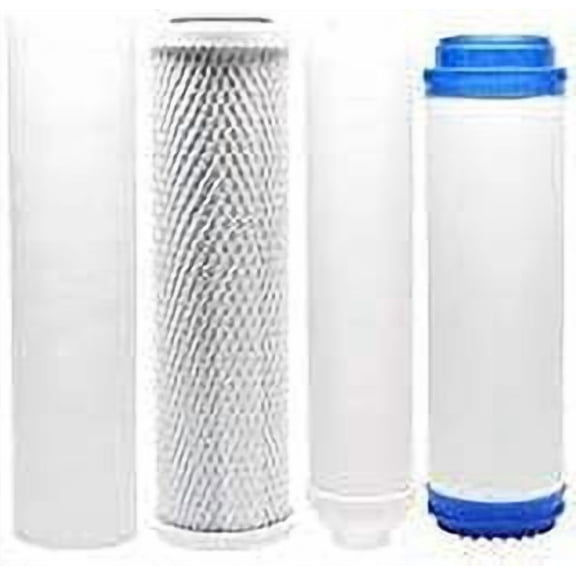 CFS 4 Pcs Replacement Water Filter Kit Compatible with KR15 RO System