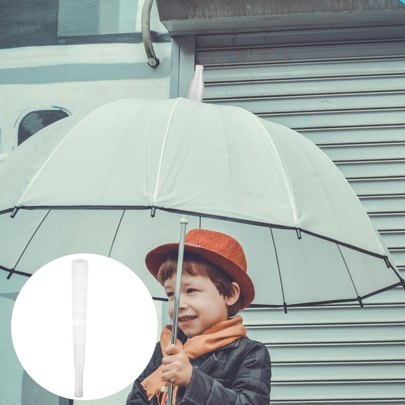 GAXIRE Transparent Non-Drip Umbrella Sleeve with Straight Handle and Telescopic Retractable Design for Easy Storage
