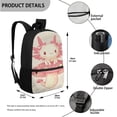 thumbnail image 3 of Yuyamidu Axolotl Backpack with Lunch Bag for Girls 8-12 Mushroom Kids Book Bag and Lunch Box Set for Girls 4 PCS Elementary/Middle School Bookbag and Lunchbox Pen Case Water Bottle Bag, 3 of 7