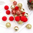 thumbnail image 3 of Clearance Christmas Decoration! Christmas Tree Ball Ornaments Set,25pcs Christmas Tree Ornament Pendant Party Supplies Tree Hanging Plastic, 3 of 6