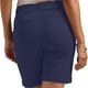 thumbnail image 2 of Pantalones cortos elásticos de cintura alta con bolsillos para mujer - Ropa informal elegante para el trabajo, poliéster, tallas 4-12 EE. UU., tallas grandes disponibles, 2 of 8