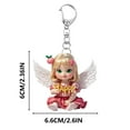 thumbnail image 3 of Kieccall Girl Baby Pendant 2d Flat Car Pendant Car Decoration Bag Pendant, 3 of 7